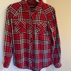 Rails Red Plaid Button Down Shirt